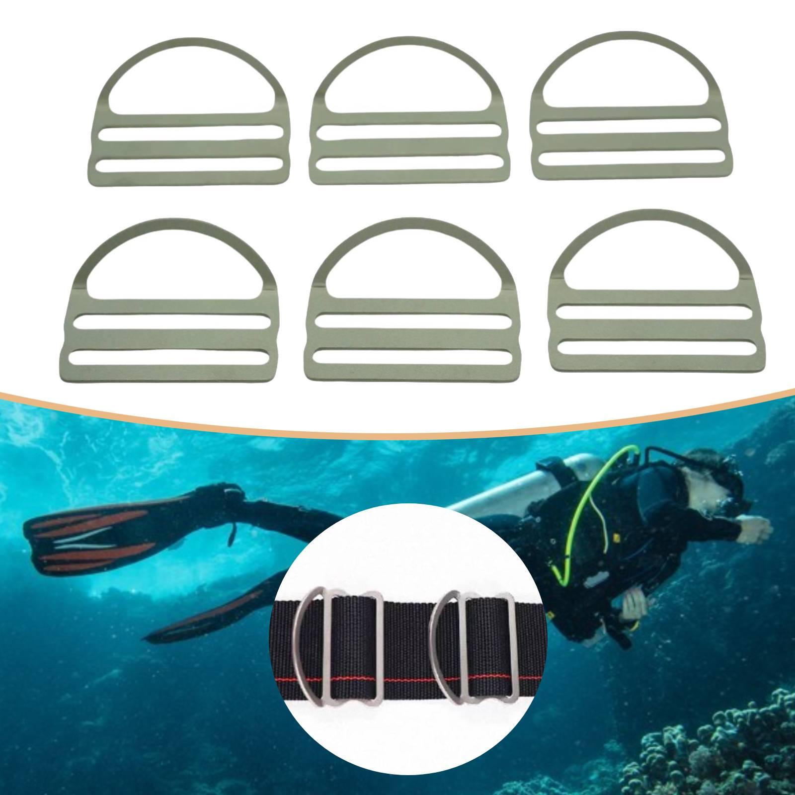 Dive Weight Belt - 6 штук грузовых колец для дайвинга,